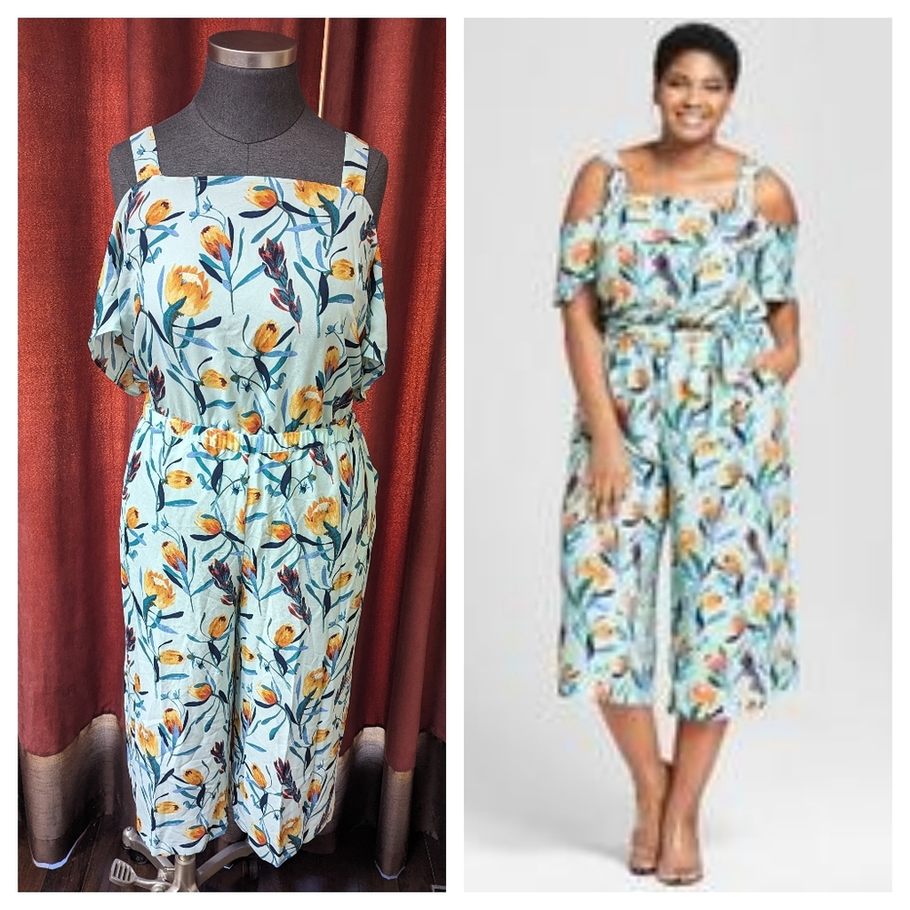 Floral Print Jumpsuit
